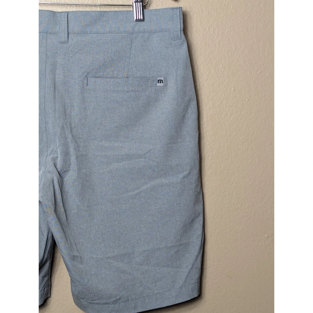 TravisMathew Beck Shorts Mens 34 Grey Golf Performance 1MM208 Stretch Casual